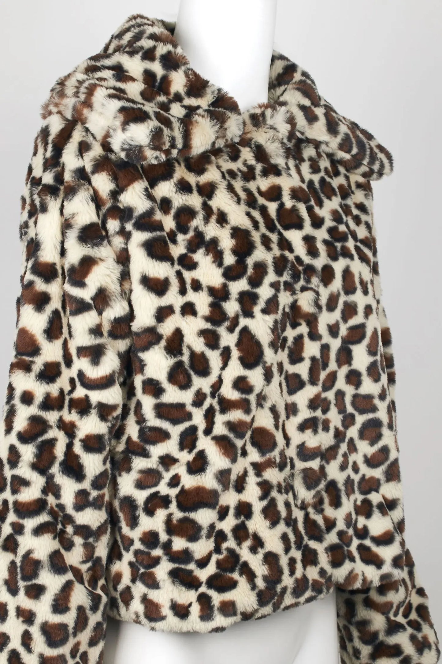 Womens leopard jacket Velvet heart