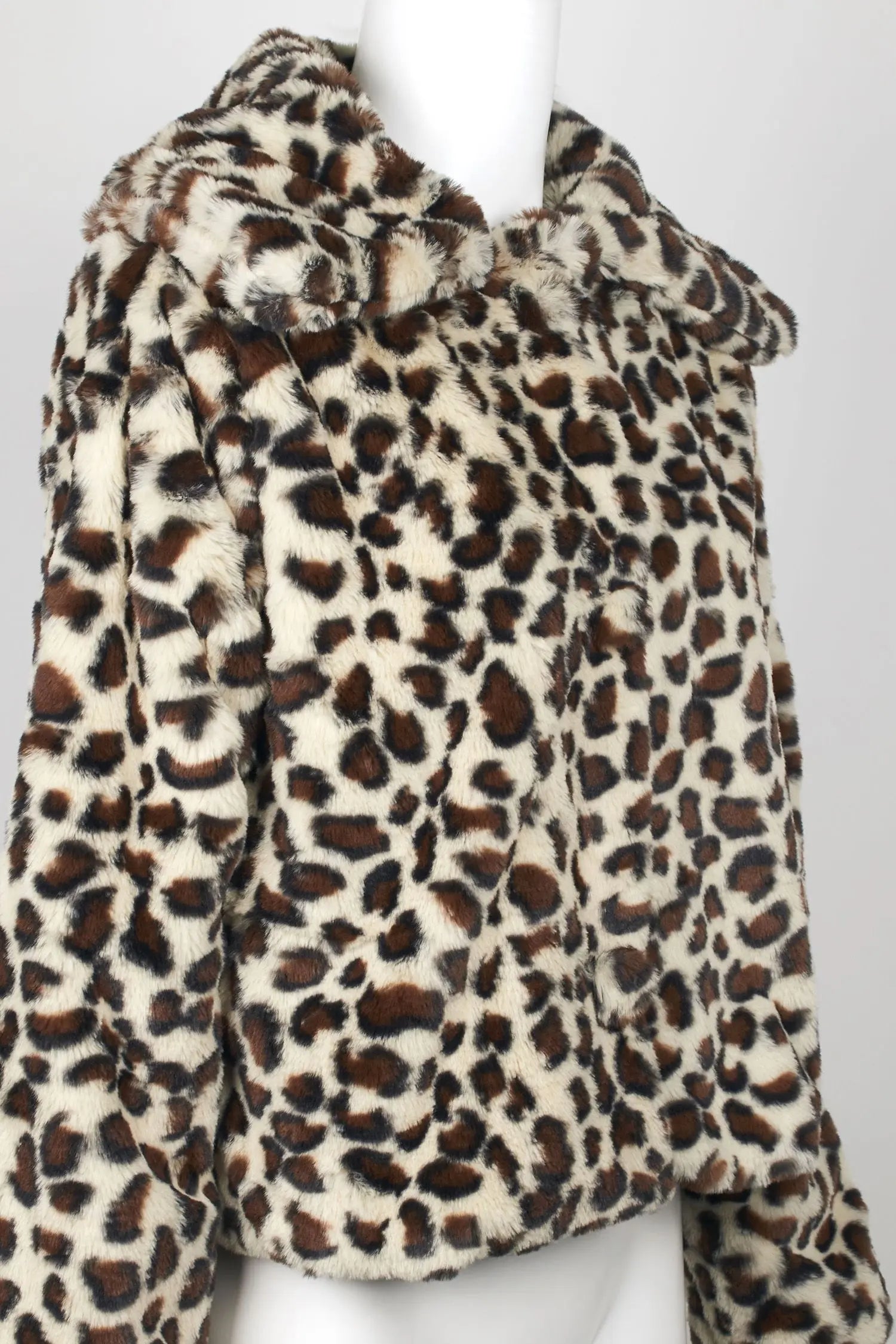 Womens leopard jacket Velvet heart